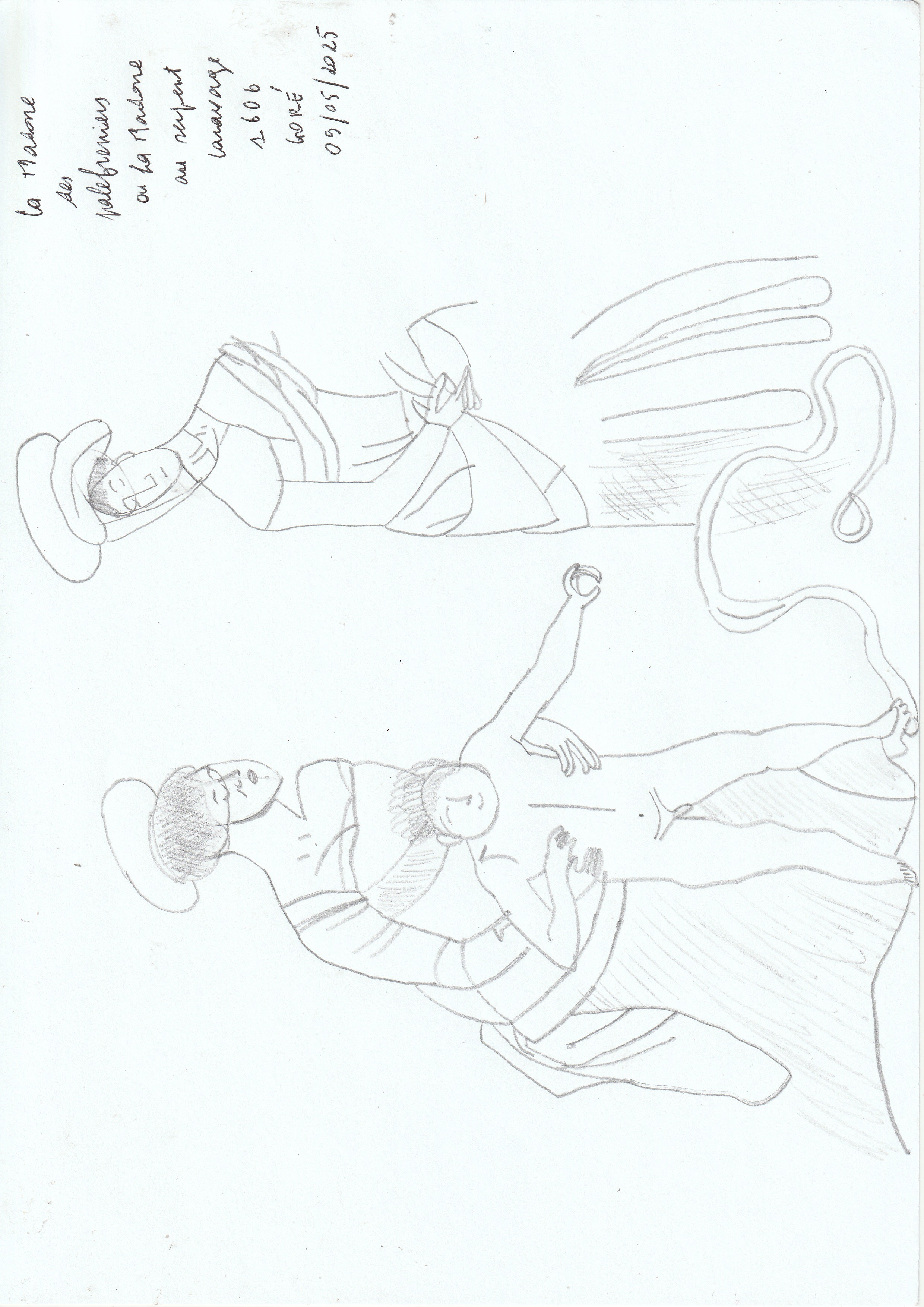 La Madone des palefreniers, dessin de Goli Gore Gbaka